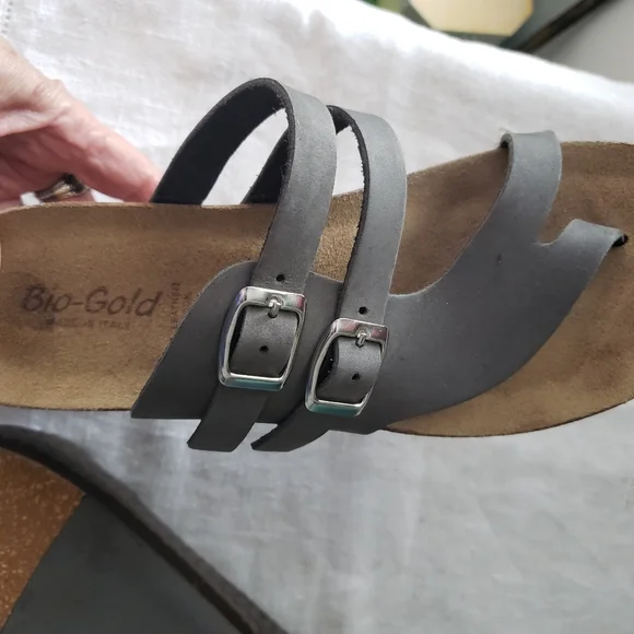 BioGold Wedge Sandals Size 8 - Picture 6 of 17